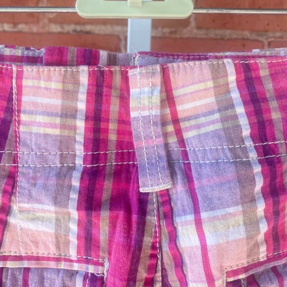pink plaid shorts - Picture 8 of 11